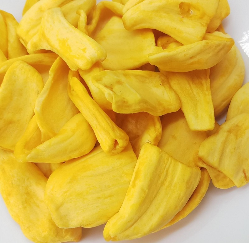 Jackfruit chips, alternate angle