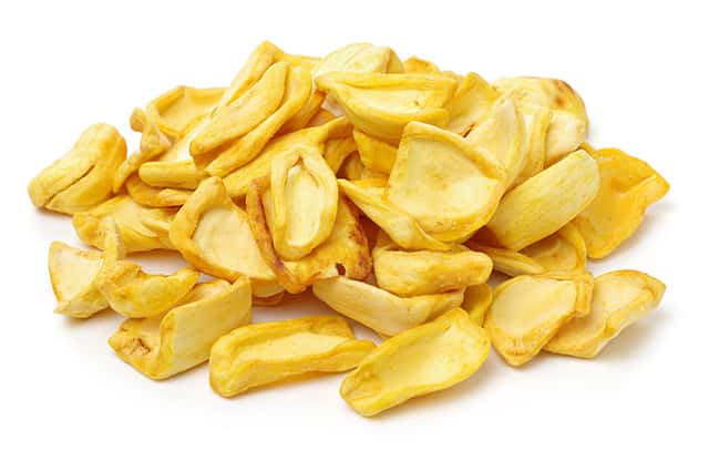 Dried jackfruit pieces