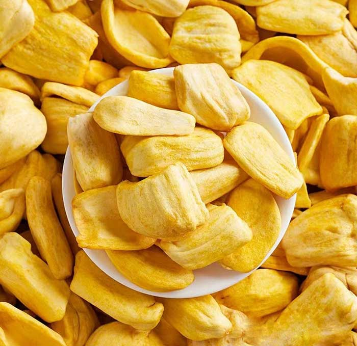 Freeze-dried jackfruit close-up